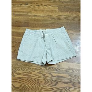 The Field Linen Blend Striped Shorts